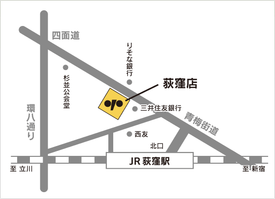 荻窪店　地図